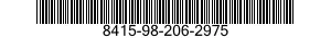 8415-98-206-2975 COVERALLS,DISPOSABLE 8415982062975 982062975