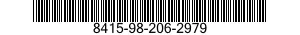 8415-98-206-2979 COVERALLS,DISPOSABLE 8415982062979 982062979