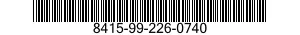 8415-99-226-0740 COVERALLS,CHEMICAL PROTECTIVE 8415992260740 992260740