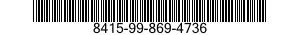 8415-99-869-4736 JACKET,WET WEATHER 8415998694736 998694736
