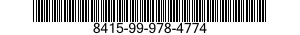 8415-99-978-4774 COVERALLS,DISPOSABLE 8415999784774 999784774