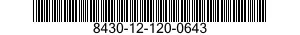 8430-12-120-0643  8430121200643 121200643