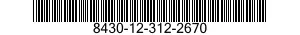 8430-12-312-2670  8430123122670 123122670
