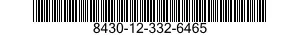 8430-12-332-6465  8430123326465 123326465