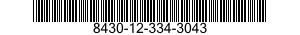 8430-12-334-3043  8430123343043 123343043