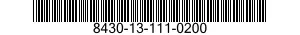 8430-13-111-0200  8430131110200 131110200