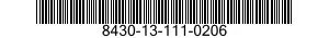 8430-13-111-0206  8430131110206 131110206