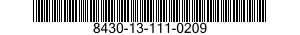 8430-13-111-0209  8430131110209 131110209