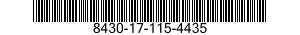 8430-17-115-4435 SHOES,SAFETY,MEN'S 8430171154435 171154435