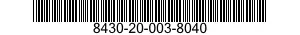 8430-20-003-8040 BOOTS,ANKLE 8430200038040 200038040