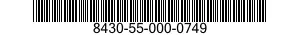 8430-55-000-0749 SLIPPERS,MEN'S 8430550000749 550000749