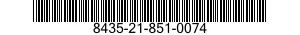 8435-21-851-0074  8435218510074 218510074