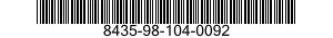 8435-98-104-0092 SHOES,WOMEN'S 8435981040092 981040092