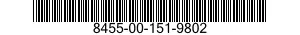 8455-00-151-9802  8455001519802 001519802