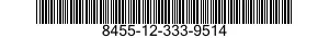 8455-12-333-9514  8455123339514 123339514