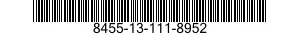 8455-13-111-8952  8455131118952 131118952