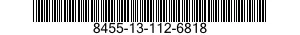 8455-13-112-6818 INSIGNIA,BRANCH OF SERVICE 8455131126818 131126818