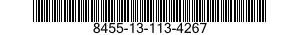 8455-13-113-4267 BADGE,IDENTIFICATION 8455131134267 131134267