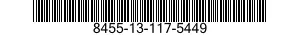 8455-13-117-5449 INSIGNIA,GRADE,SHOULDER LOOP SLEEVE 8455131175449 131175449