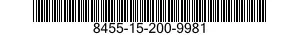 8455-15-200-9981 INSIGNIA,GRADE,SHOULDER LOOP SLEEVE 8455152009981 152009981
