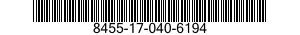 8455-17-040-6194 TAB,COLLAR,COAT 8455170406194 170406194