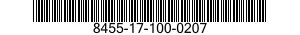 8455-17-100-0207 INSIGNIA,GRADE,ENLISTED PERSONNEL 8455171000207 171000207