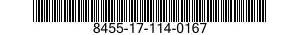 8455-17-114-0167 INSIGNIA,IDENTIFICATION,PERSONNEL 8455171140167 171140167