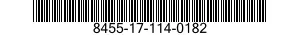 8455-17-114-0182 INSIGNIA,IDENTIFICATION,PERSONNEL 8455171140182 171140182