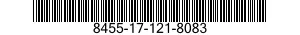 8455-17-121-8083 BADGE,RATING 8455171218083 171218083