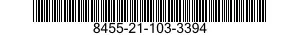 8455-21-103-3394  8455211033394 211033394