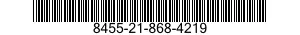 8455-21-868-4219 BADGE,QUALIFICATION 8455218684219 218684219