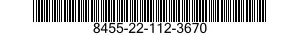 8455-22-112-3670  8455221123670 221123670