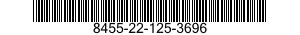 8455-22-125-3696 INSIGNIA,BRANCH OF SERVICE 8455221253696 221253696