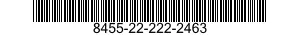 8455-22-222-2463  8455222222463 222222463