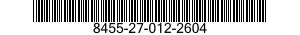 8455-27-012-2604 BADGE,RATING 8455270122604 270122604