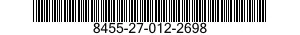 8455-27-012-2698 BADGE,RATING 8455270122698 270122698