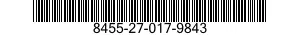 8455-27-017-9843 BADGE,RATING 8455270179843 270179843