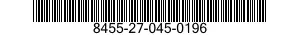 8455-27-045-0196 BADGE,RATING 8455270450196 270450196