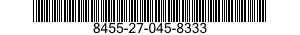 8455-27-045-8333 BADGE,RATING 8455270458333 270458333