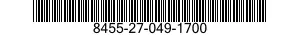 8455-27-049-1700 BADGE,RATING 8455270491700 270491700