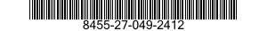 8455-27-049-2412 BADGE,RATING 8455270492412 270492412