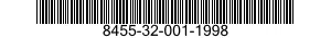 8455-32-001-1998 BACKING,INSIGNIA 8455320011998 320011998