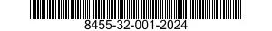 8455-32-001-2024 RIBBON,AWARDS 8455320012024 320012024
