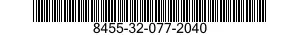 8455-32-077-2040 GORGET,PATCH 8455320772040 320772040