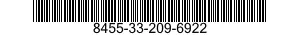 8455-33-209-6922 BADGE,IDENTIFICATION 8455332096922 332096922
