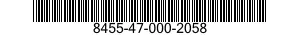 8455-47-000-2058 TAB,SHOULDER SLEEVE INSIGNIA 8455470002058 470002058
