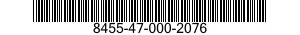 8455-47-000-2076 TAB,COLLAR,COAT 8455470002076 470002076