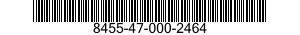 8455-47-000-2464 INSIGNIA,SERVICE CAP 8455470002464 470002464