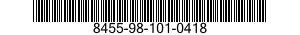 8455-98-101-0418  8455981010418 981010418