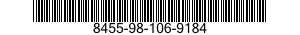 8455-98-106-9184 INSIGNIA,BRANCH OF SERVICE 8455981069184 981069184